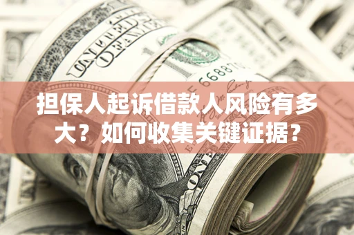 济南担保人起诉借款人风险有多大？如何收集关键证据？