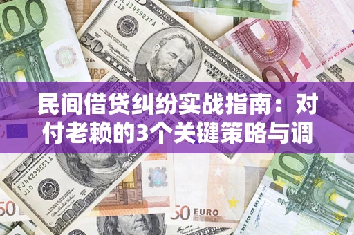 济南民间借贷纠纷实战指南：对付老赖的3个关键策略与调解盲区解析