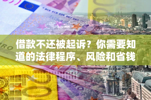 济南借款不还被起诉？你需要知道的法律程序、风险和省钱技巧