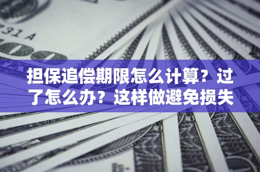 济南担保追偿期限怎么计算？过了怎么办？这样做避免损失！